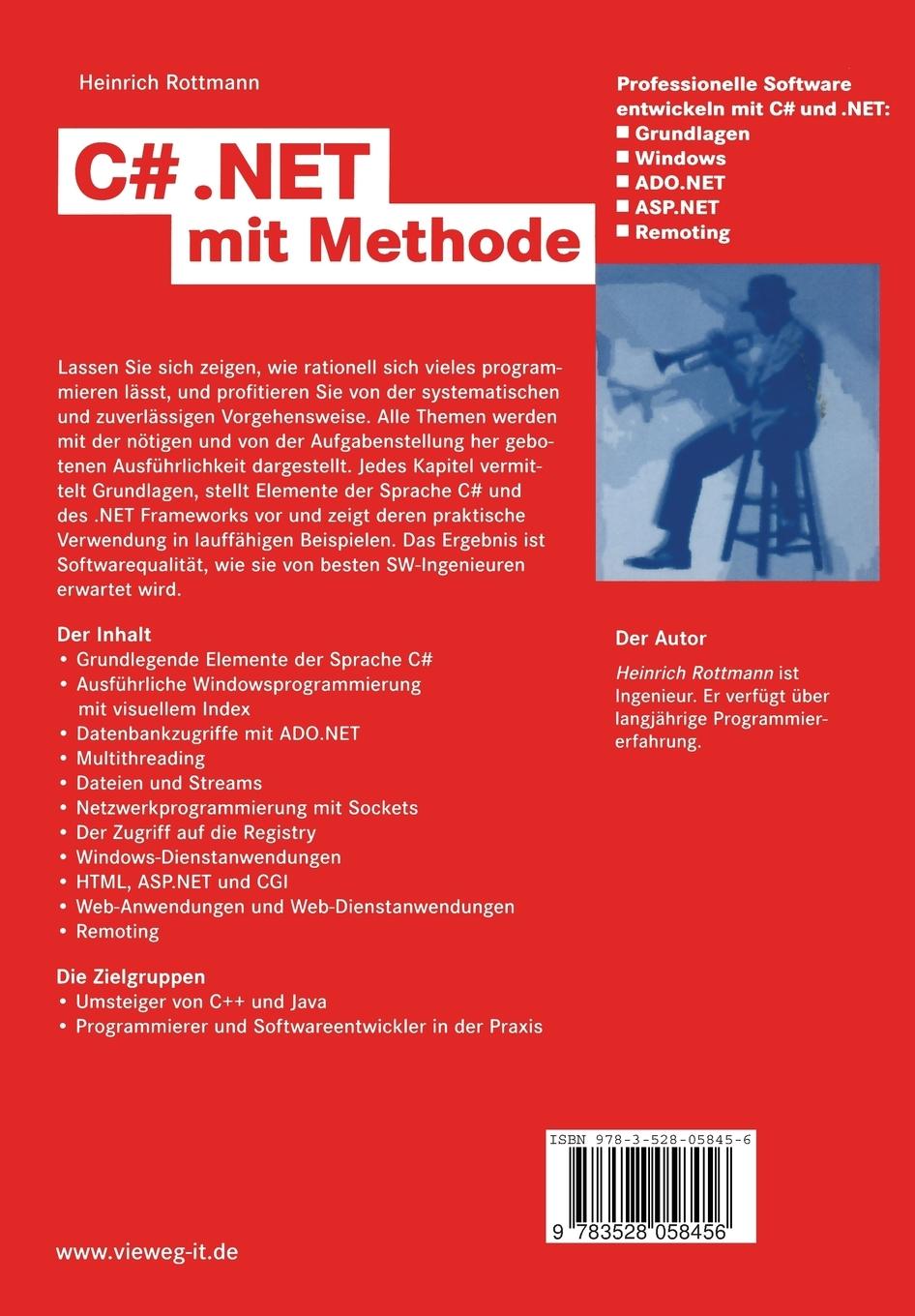 Rückseitencover C# .NET mit Methode