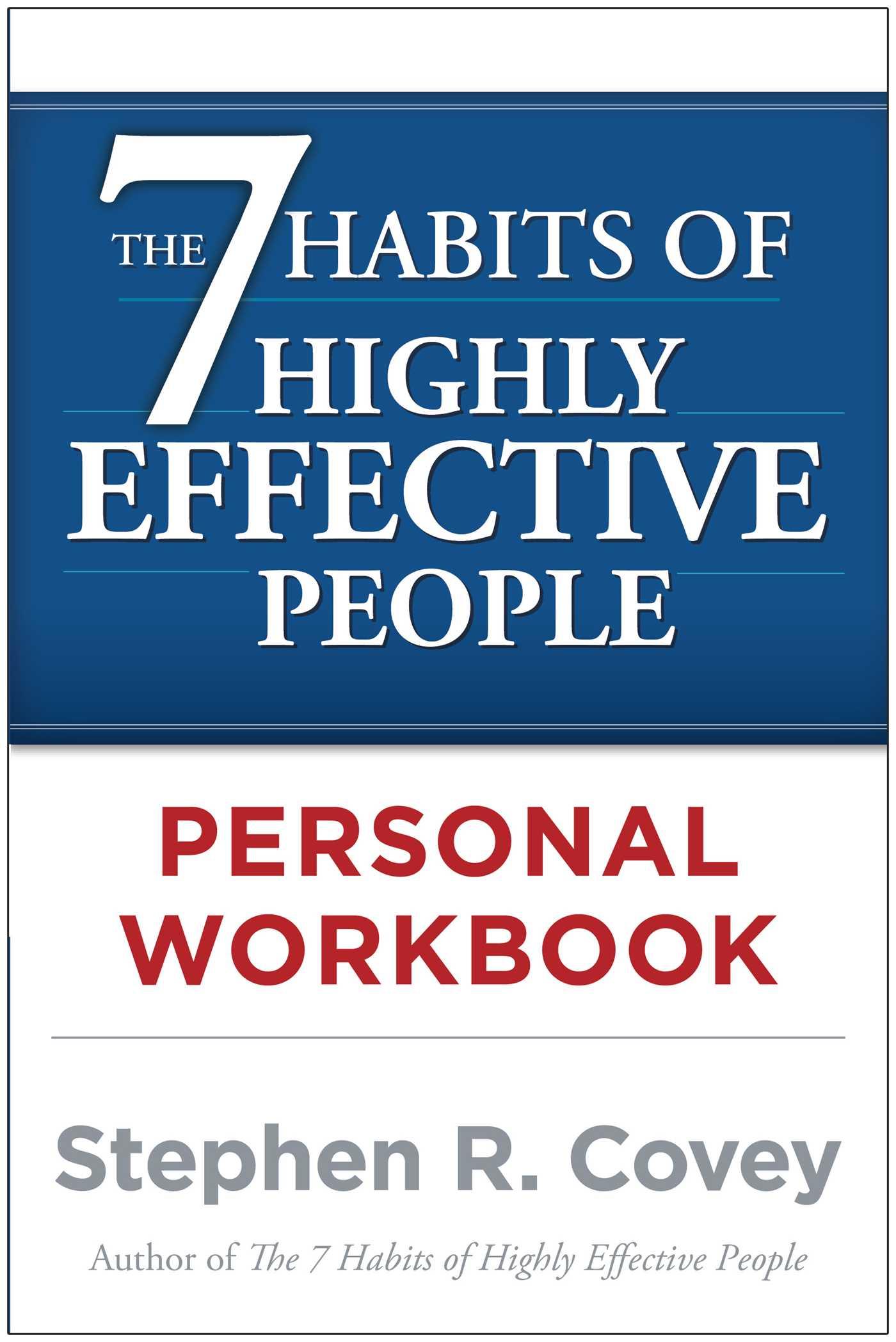 Vorderes Coverbild The 7 Habits of Highly Effective People. Workbook