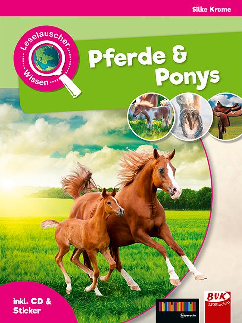 Vorderes Coverbild Leselauscher Wissen: Pferde und Ponys (inkl. CD & Stickerbogen)