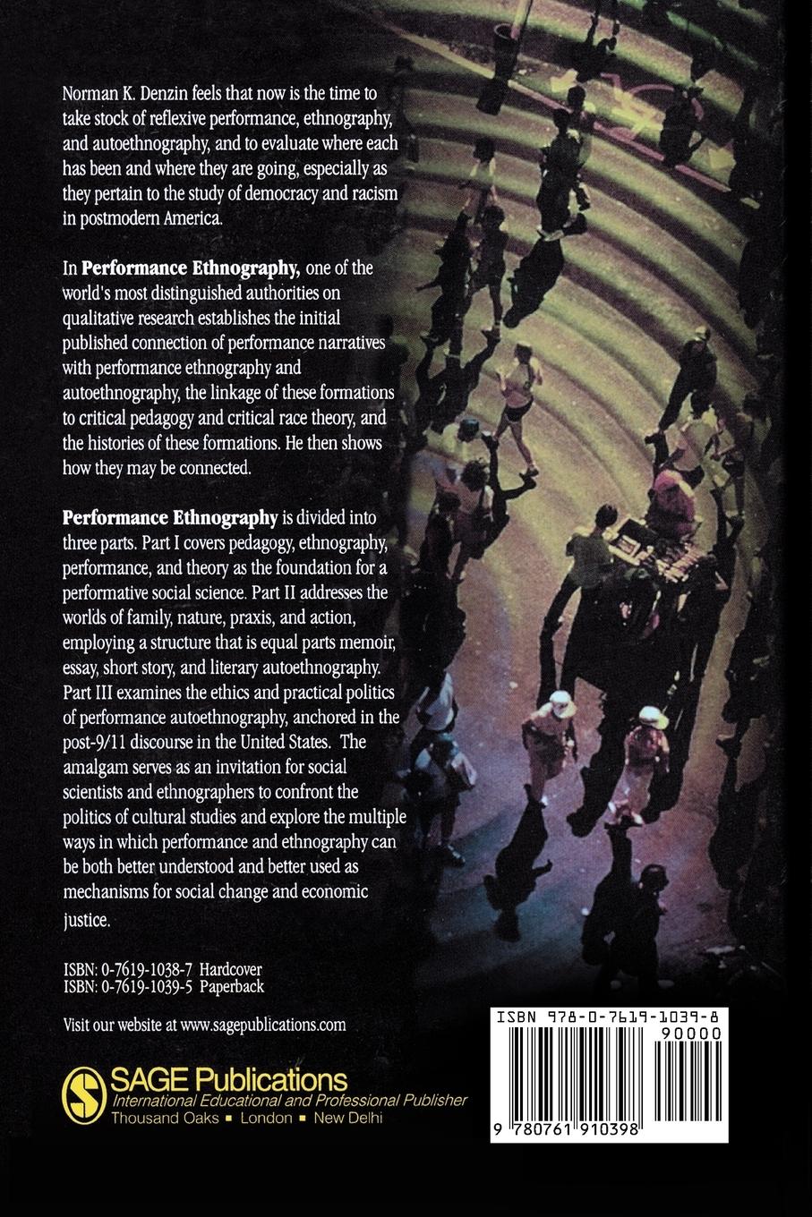 Rückseitencover Performance Ethnography