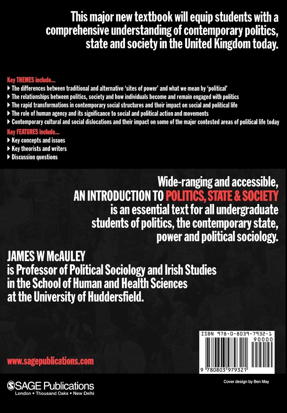 Rückseitencover An Introduction to Politics, State and Society