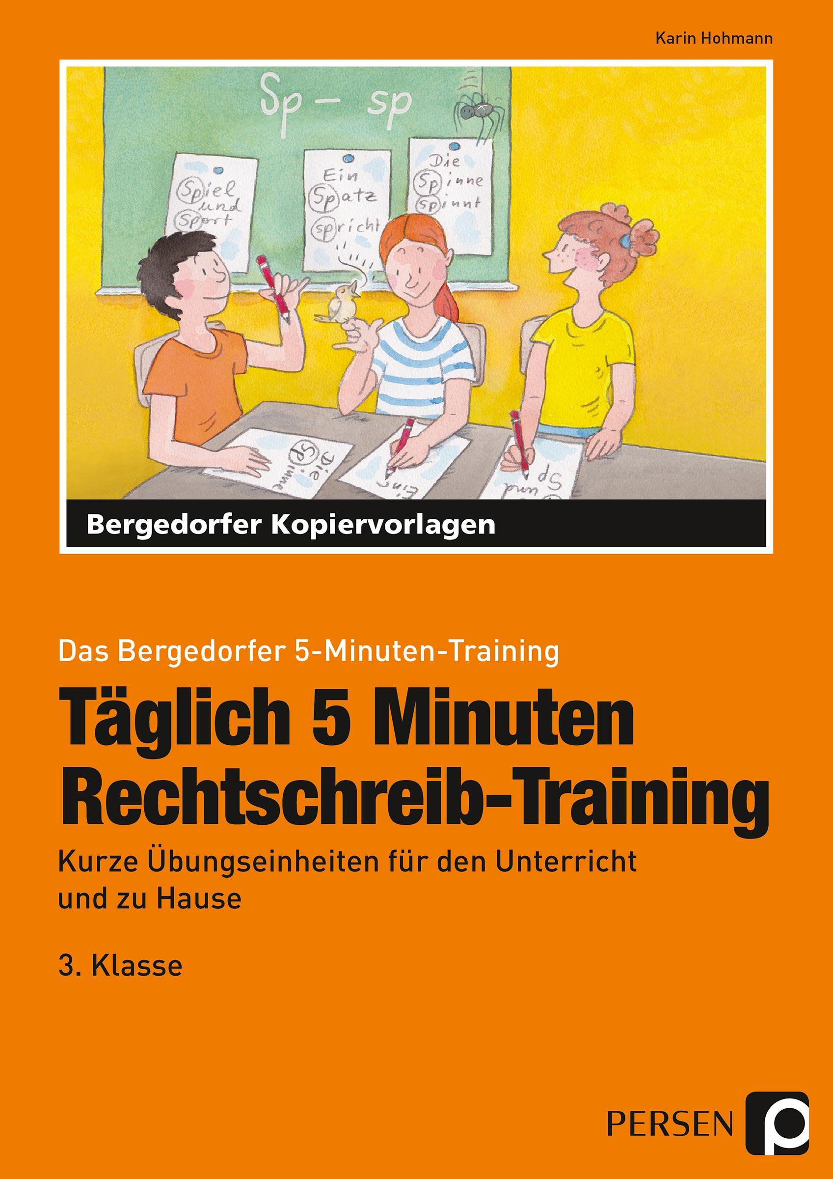 Vorderes Coverbild Täglich 5 Minuten Rechtschreib-Training - 3.Klasse