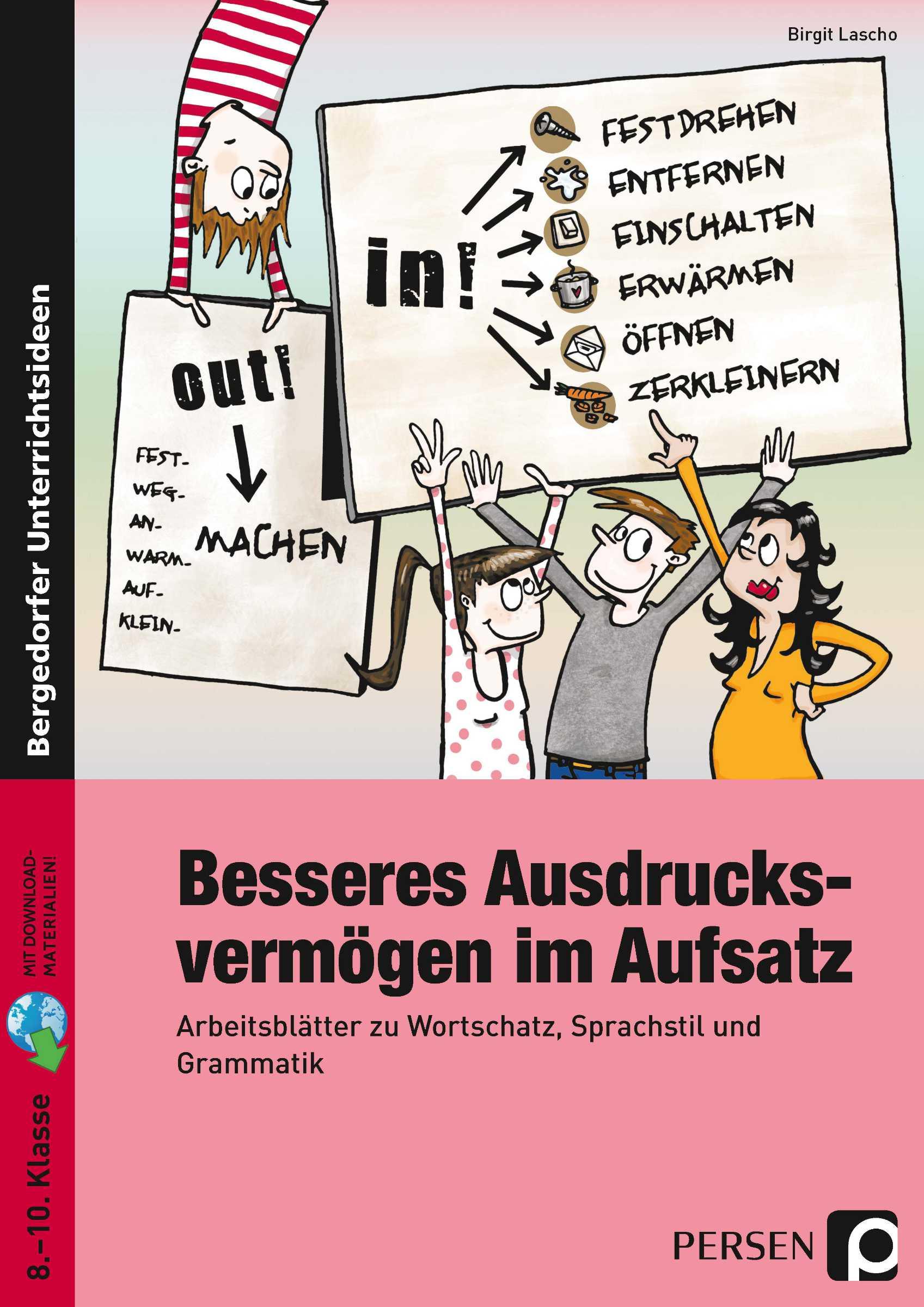 Vorderes Coverbild Besseres Ausdrucksvermögen im Aufsatz 8.-10. Kl.