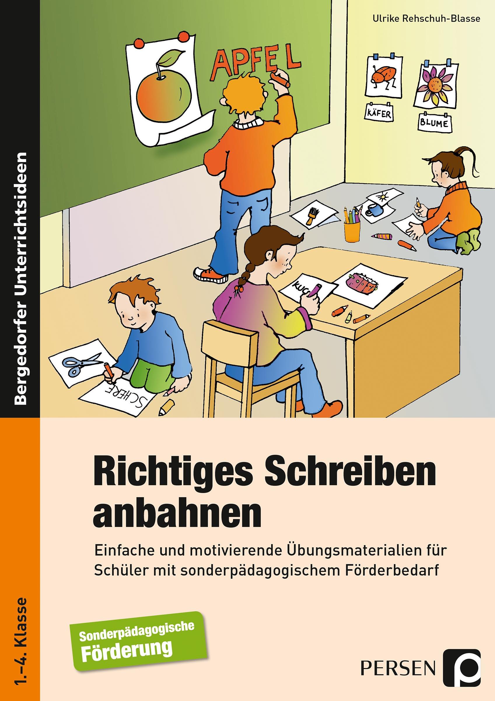 Vorderes Coverbild Richtiges Schreiben anbahnen