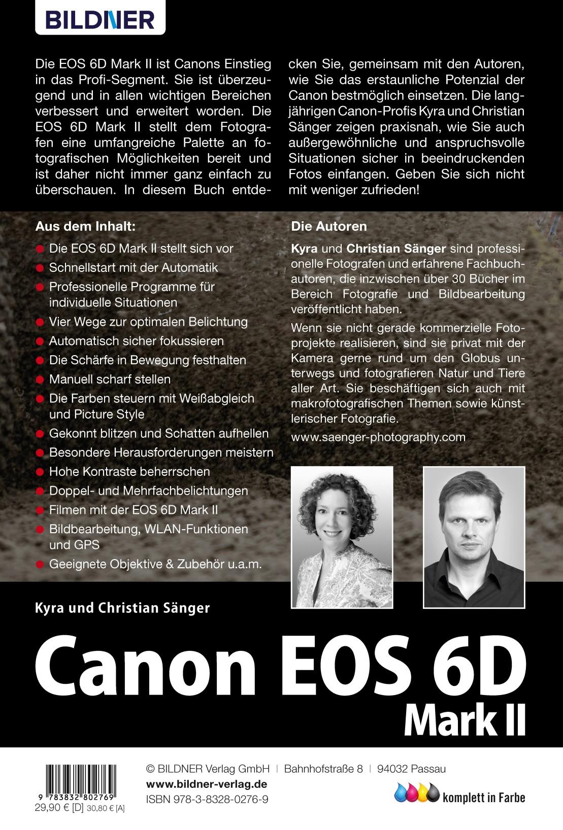 Rückseitencover Canon EOS 6D Mark 2 - Für bessere Fotos von Anfang an