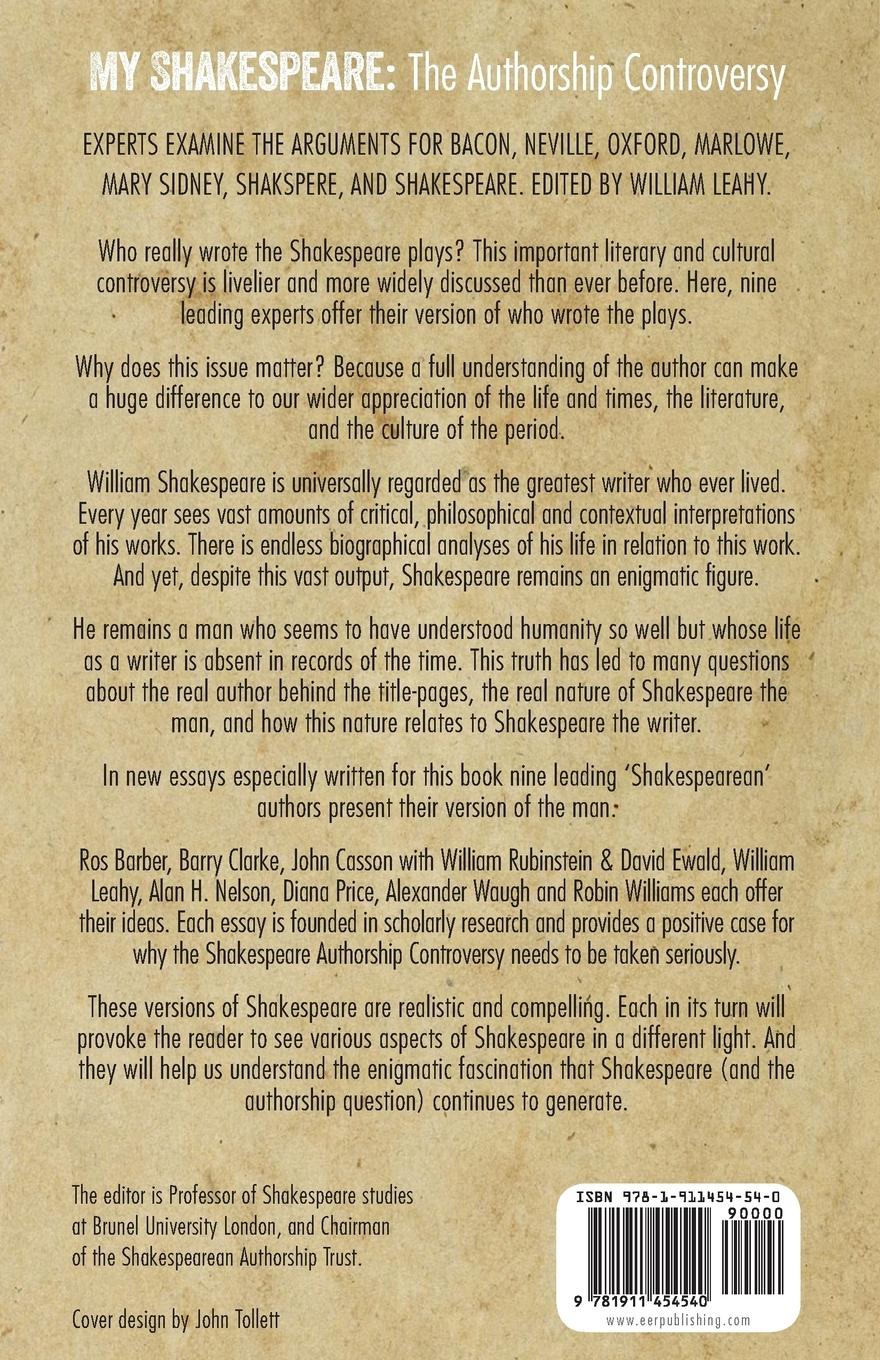 Rückseitencover My Shakespeare