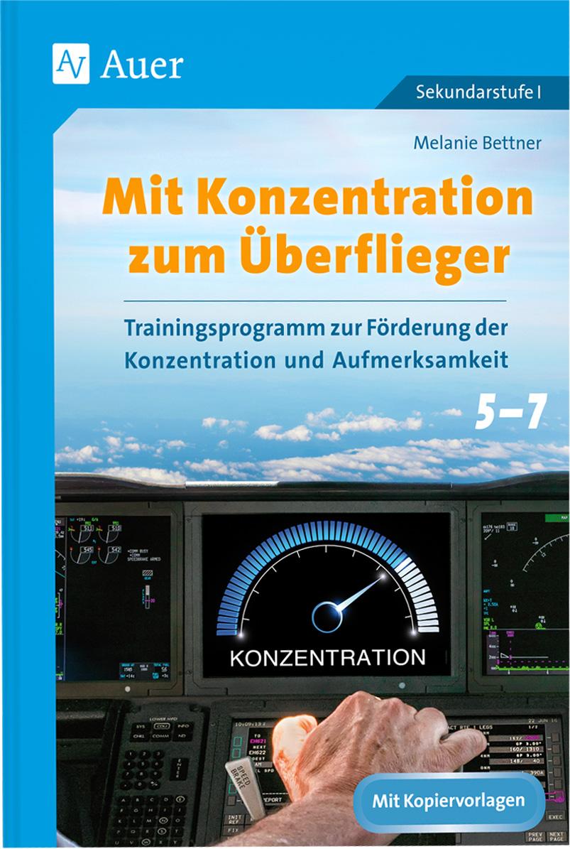 Vorderes Coverbild Mit Konzentration zum Überflieger
