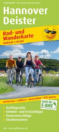 Vorderes Coverbild Hannover - Deister Rad- und Wanderkarte 1 : 50 000