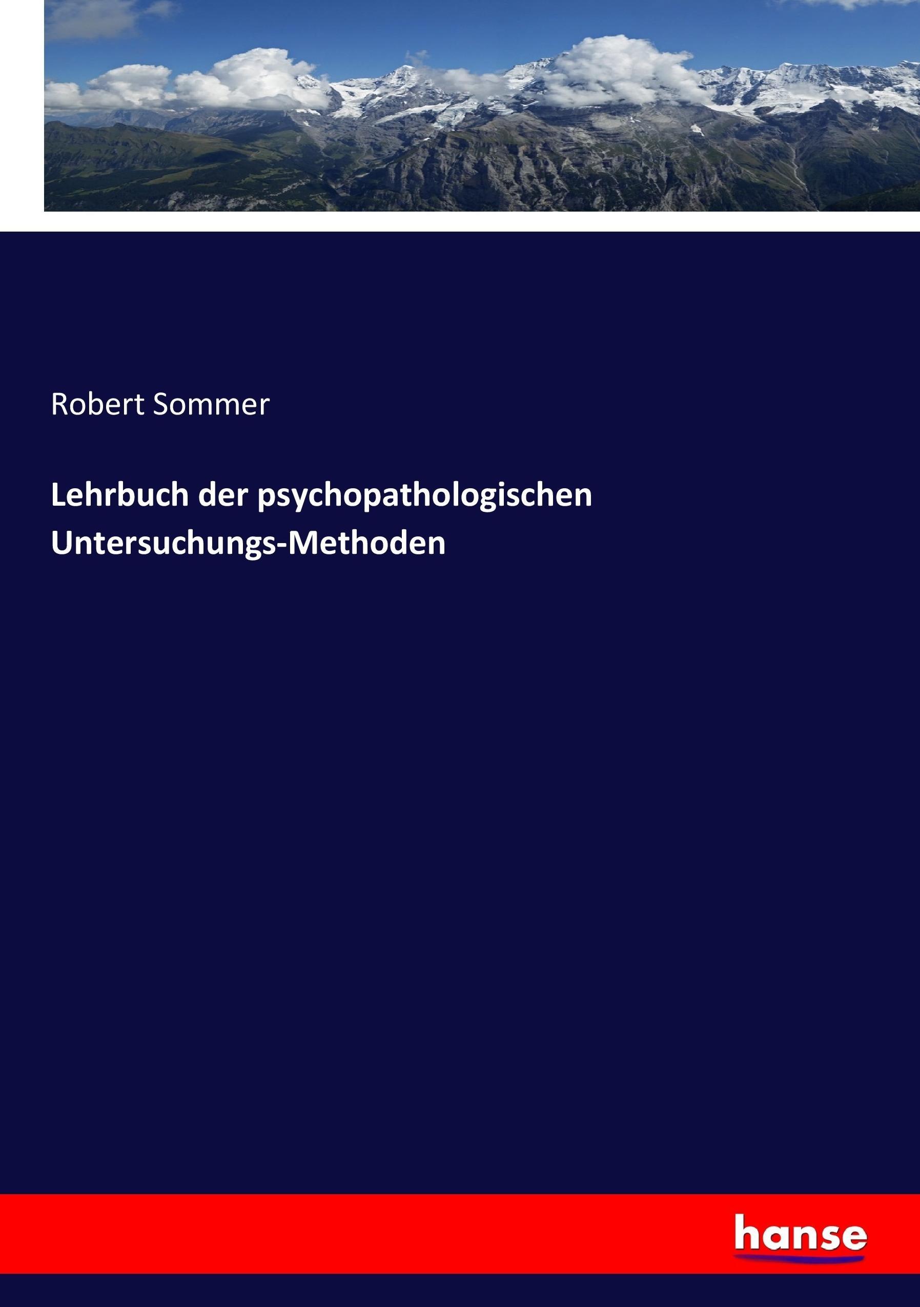 Vorderes Coverbild Lehrbuch der psychopathologischen Untersuchungs-Methoden