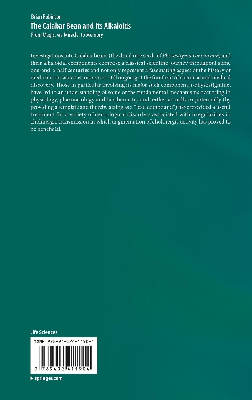 Rückseitencover The Calabar Bean and its Alkaloids