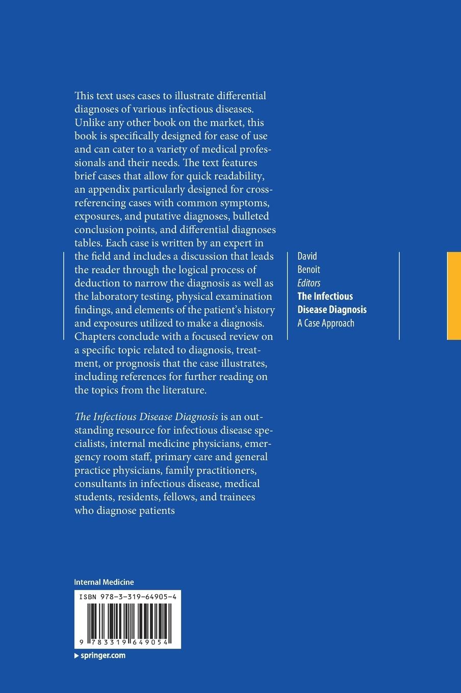 Rückseitencover The Infectious Disease Diagnosis