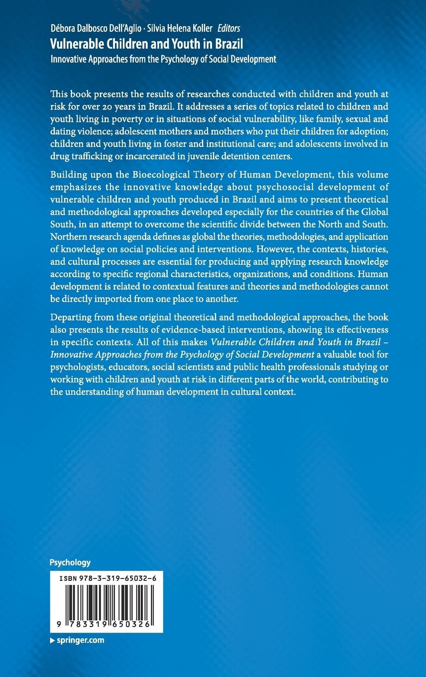 Rückseitencover Vulnerable Children and Youth in Brazil