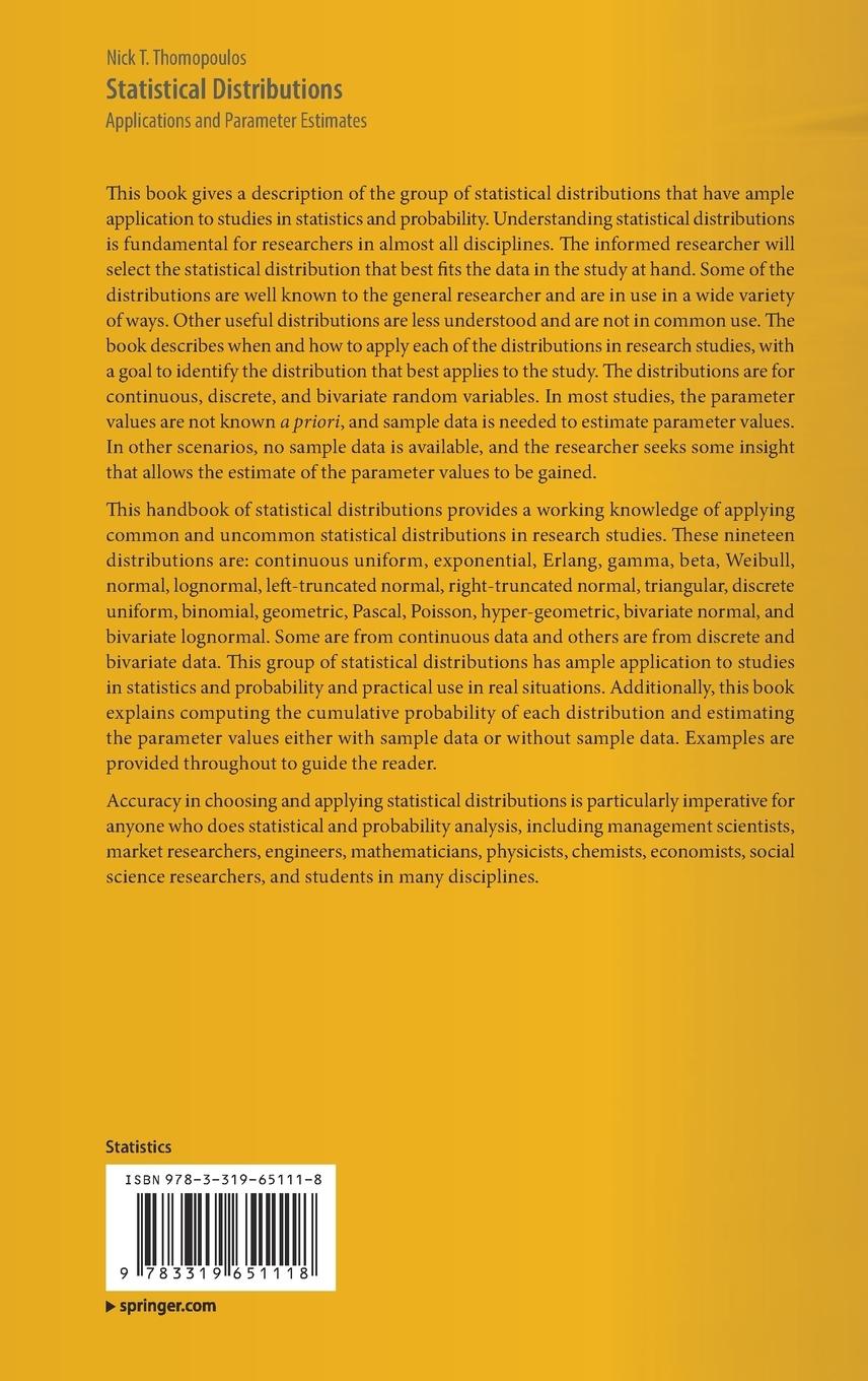 Rückseitencover Statistical Distributions