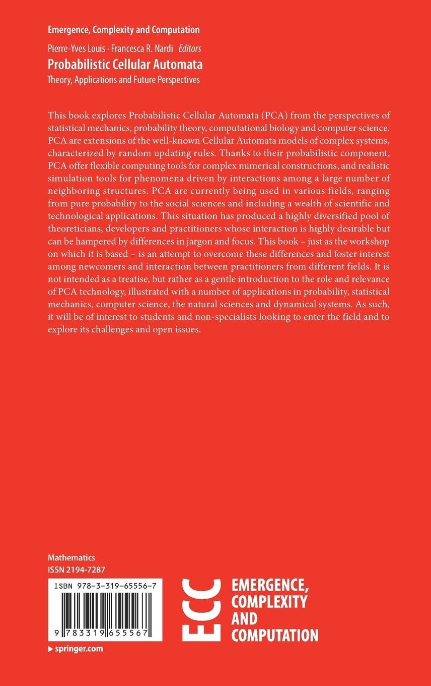 Rückseitencover Probabilistic Cellular Automata