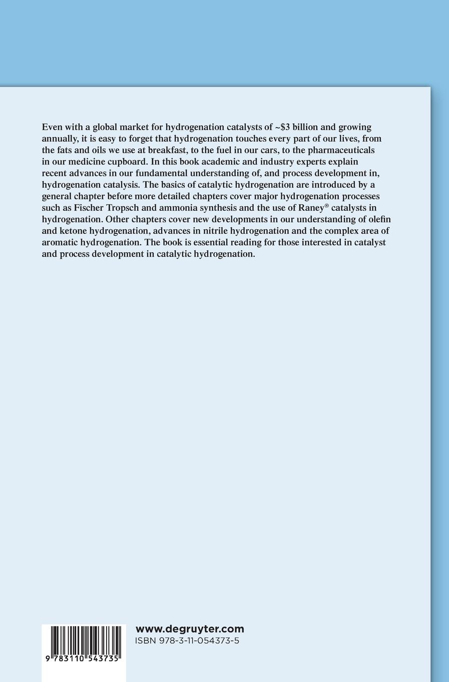 Rückseitencover Hydrogenation