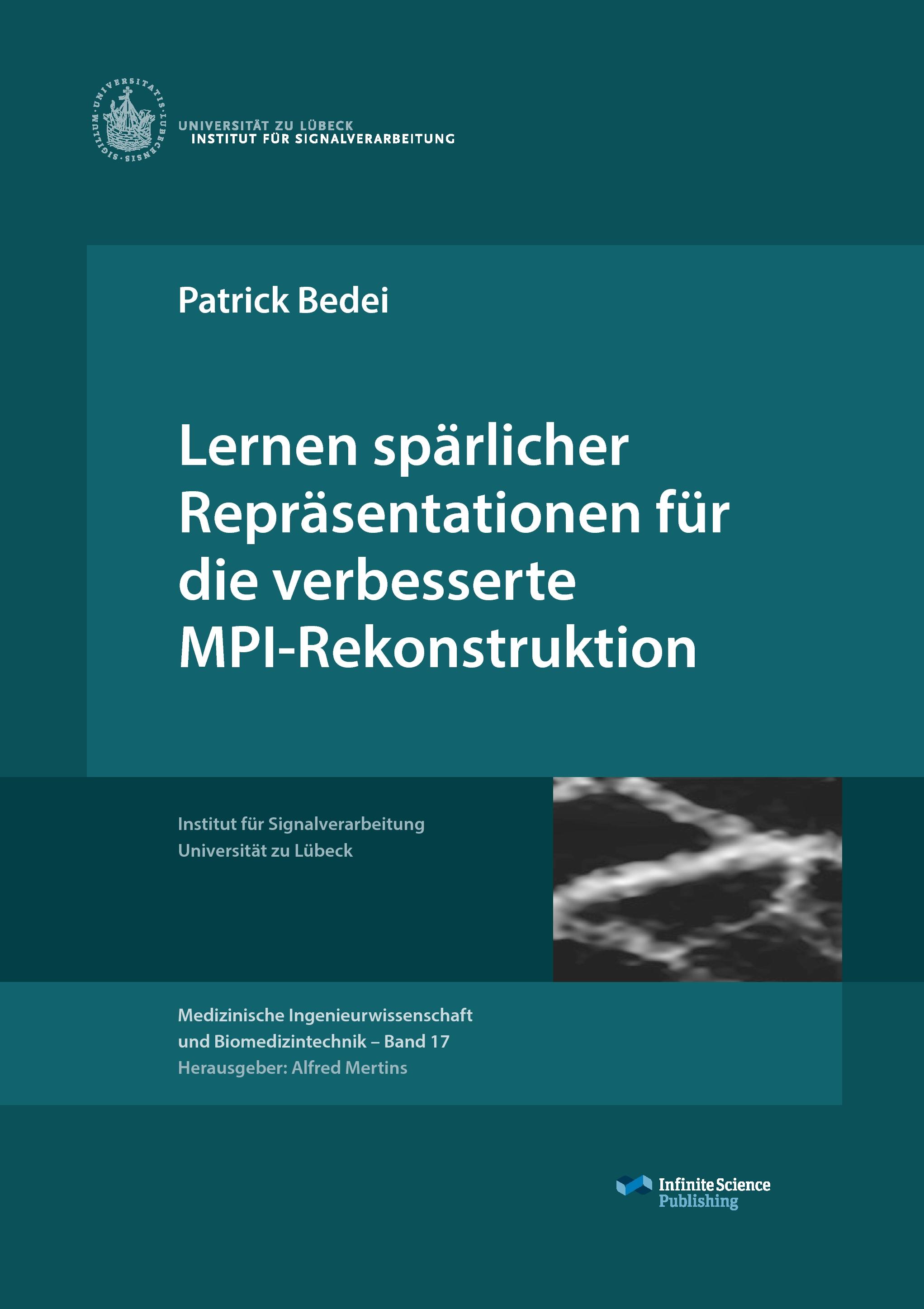 Vorderes Coverbild Lernen spärlicher Repräsentationen für die verbesserte MPI-Rekonstruktion