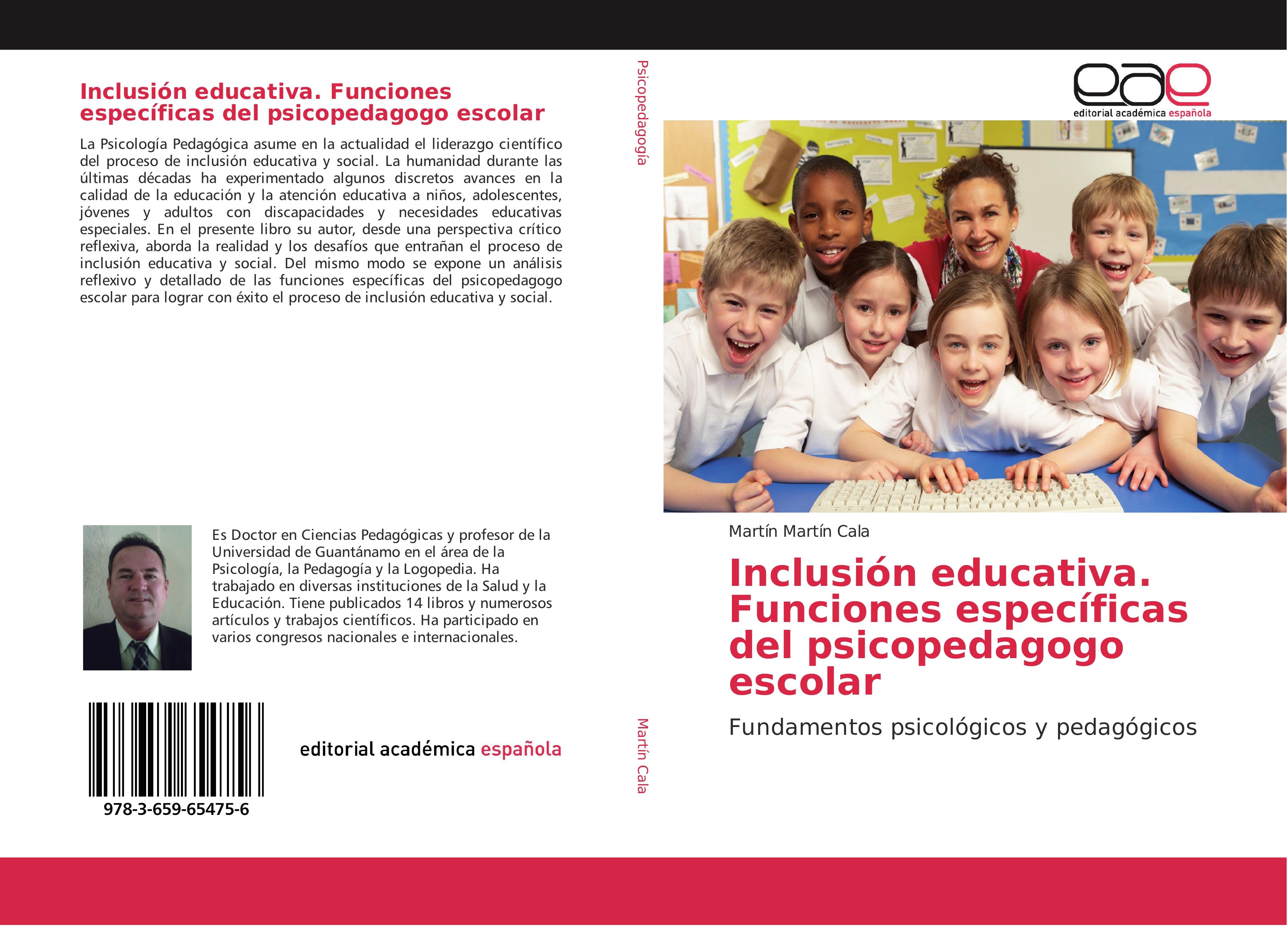 Vorderes Coverbild Inclusión educativa. Funciones específicas del psicopedagogo escolar