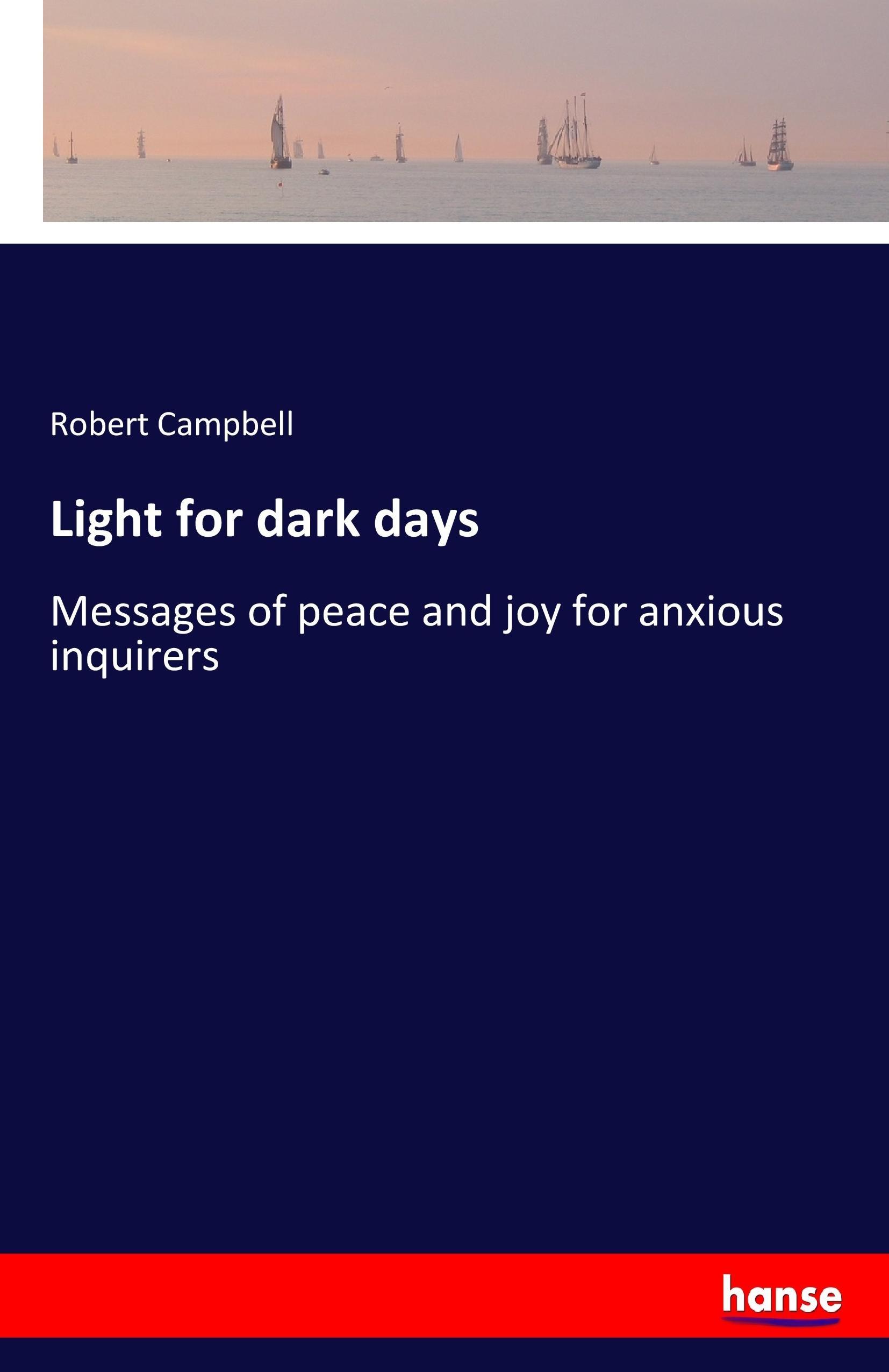 Vorderes Coverbild Light for dark days