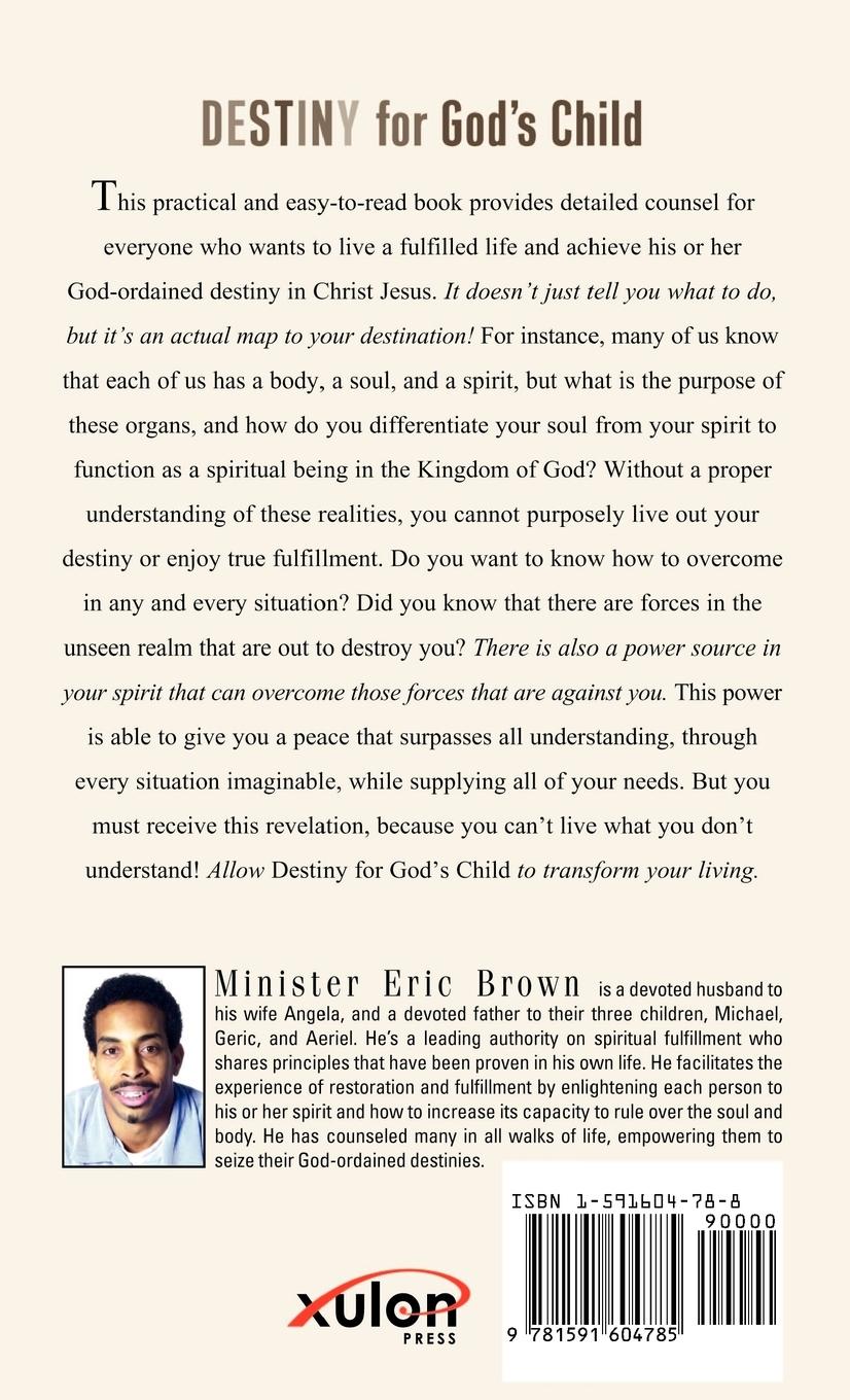 Rückseitencover Destiny for God's Child