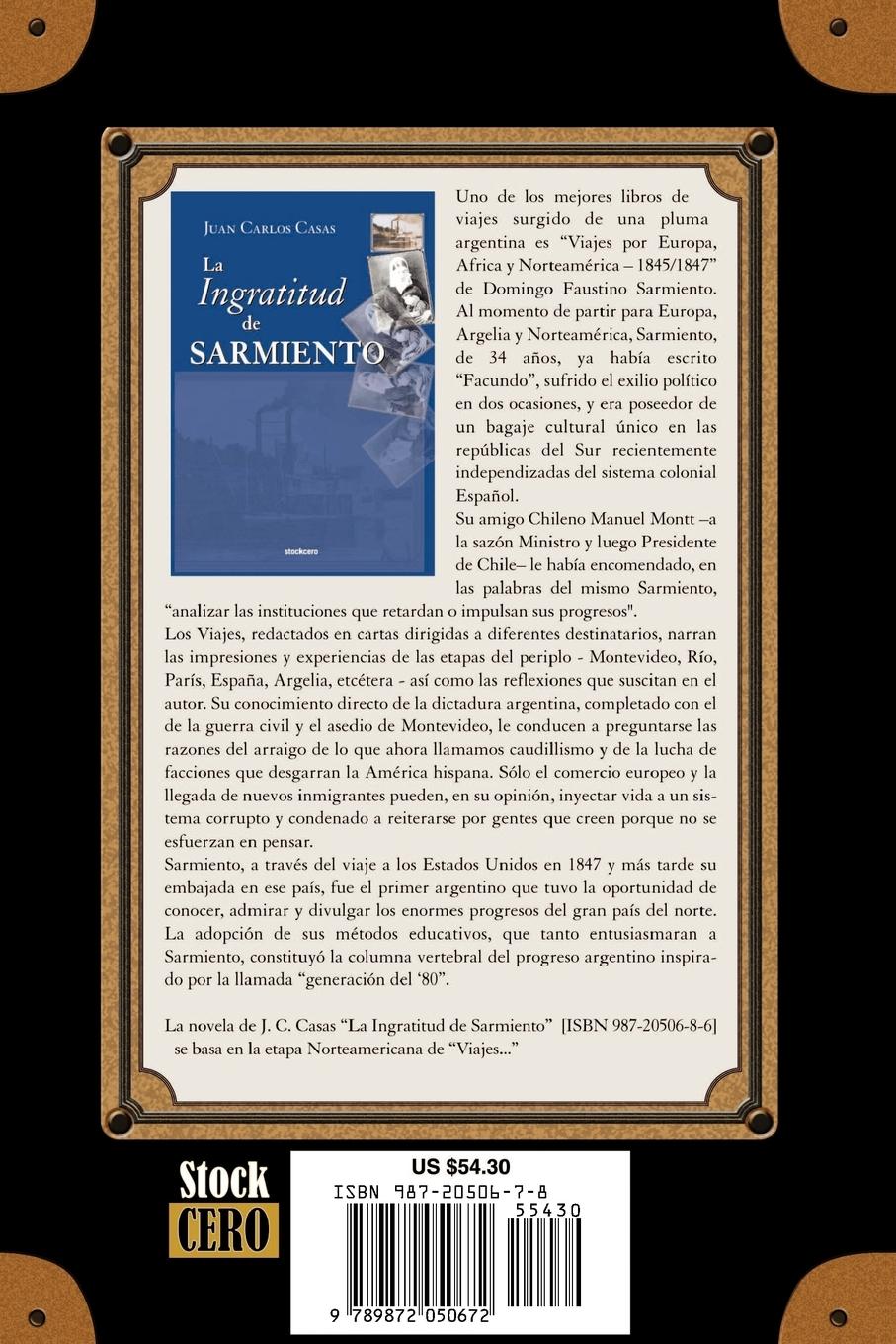Rückseitencover Viajes por Europa, Africa y Norte América -1845/1847