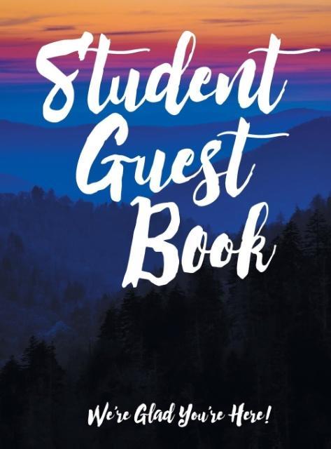 Vorderes Coverbild Student Guest Book: We're Glad You're Here!