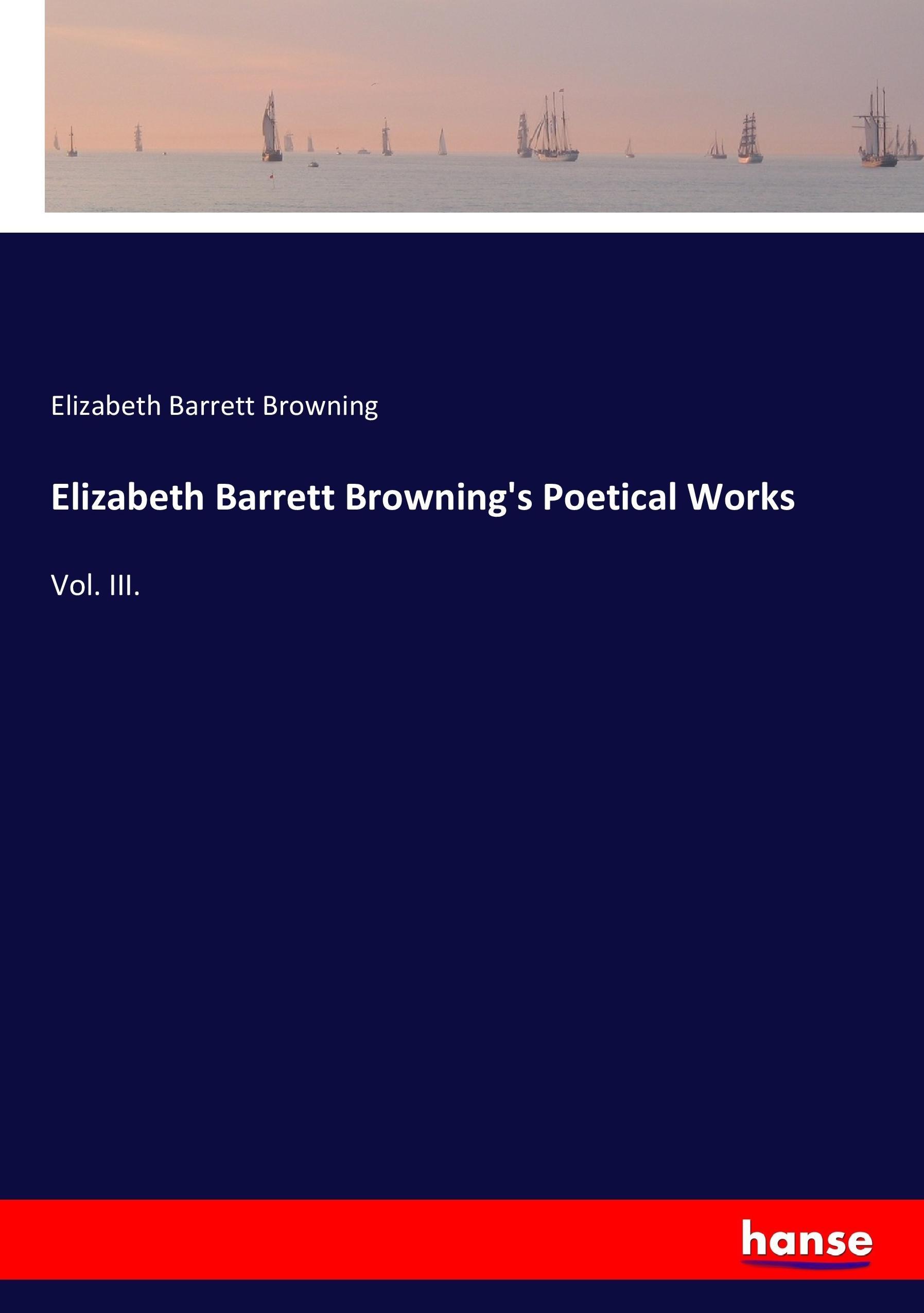 Vorderes Coverbild Elizabeth Barrett Browning's Poetical Works