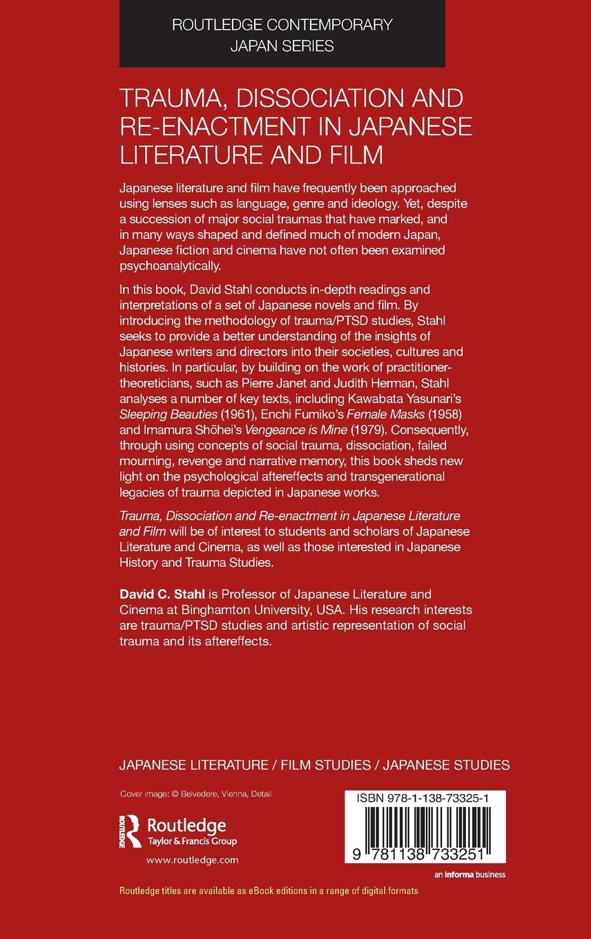 Rückseitencover Trauma, Dissociation and Re-enactment in Japanese Literature and Film