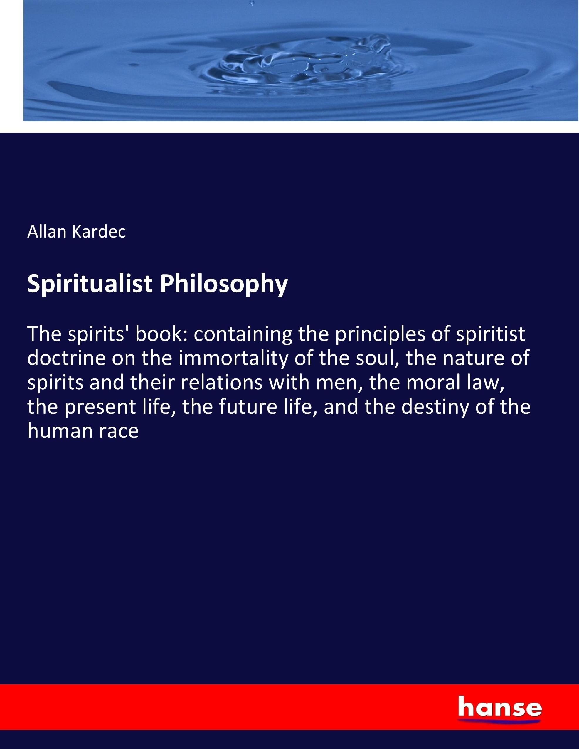 Vorderes Coverbild Spiritualist Philosophy