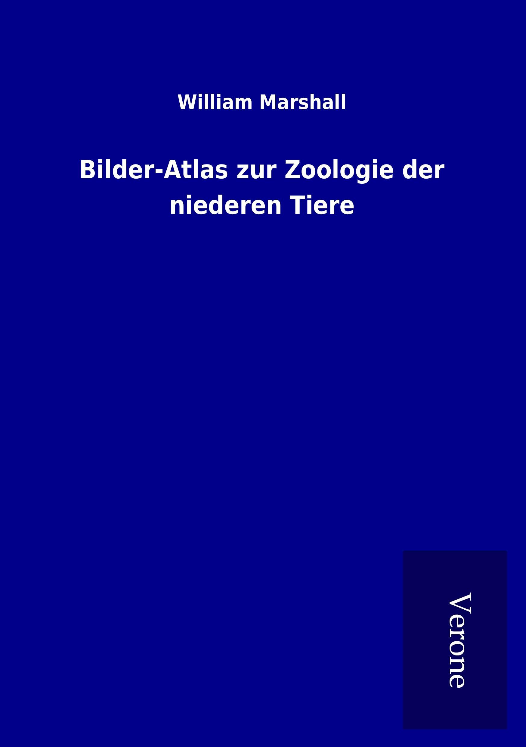 Vorderes Coverbild Bilder-Atlas zur Zoologie der niederen Tiere