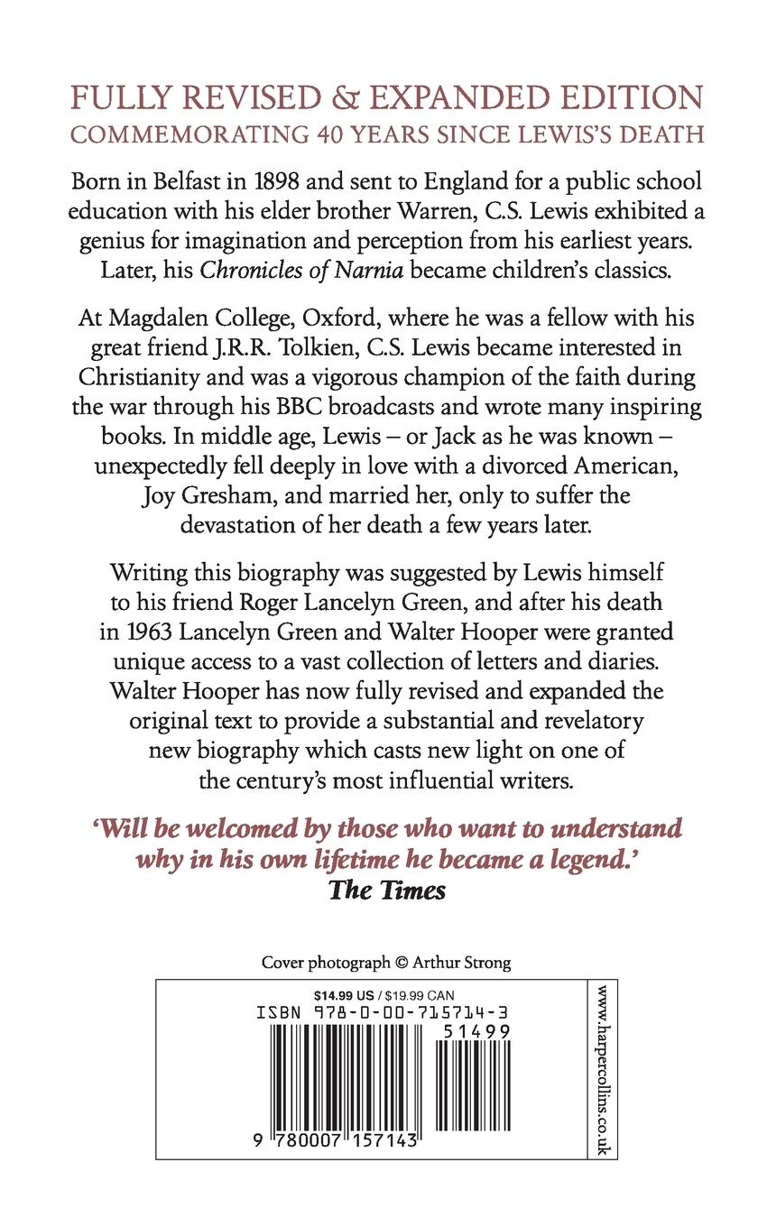 Rückseitencover C. S. Lewis