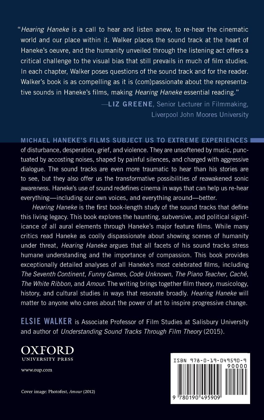 Rückseitencover Hearing Haneke