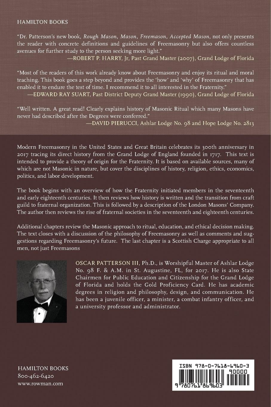 Rückseitencover Rough Mason, Mason, Freemason, Accepted Mason