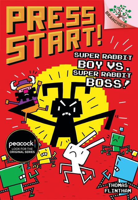Vorderes Coverbild Super Rabbit Boy vs. Super Rabbit Boss!: A Branches Book (Press Start! #4)