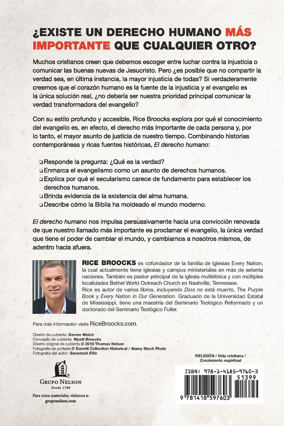 Rückseitencover El El Derecho Humano