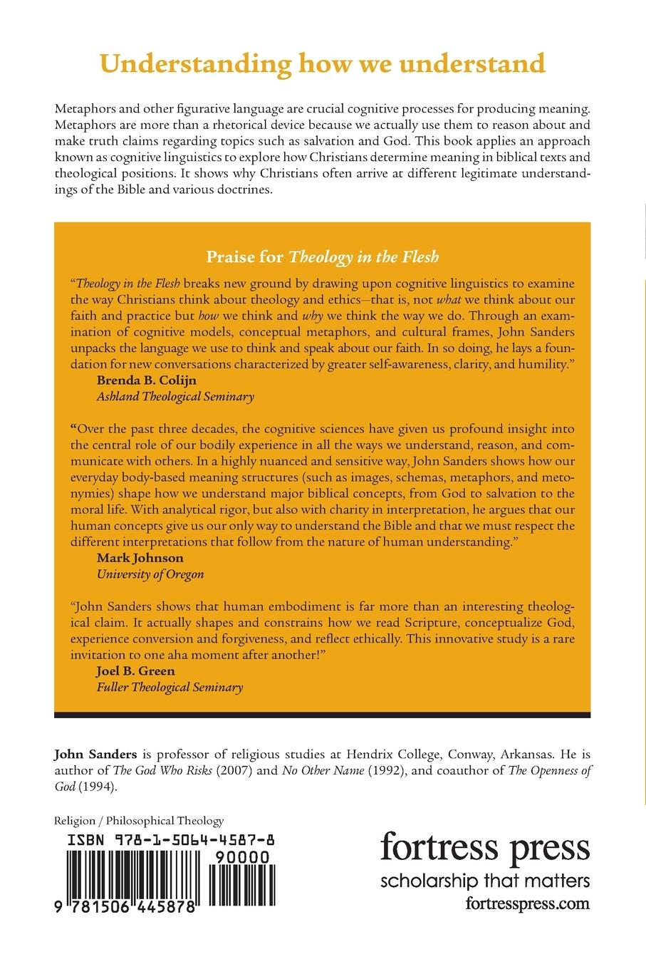 Rückseitencover Theology in the Flesh
