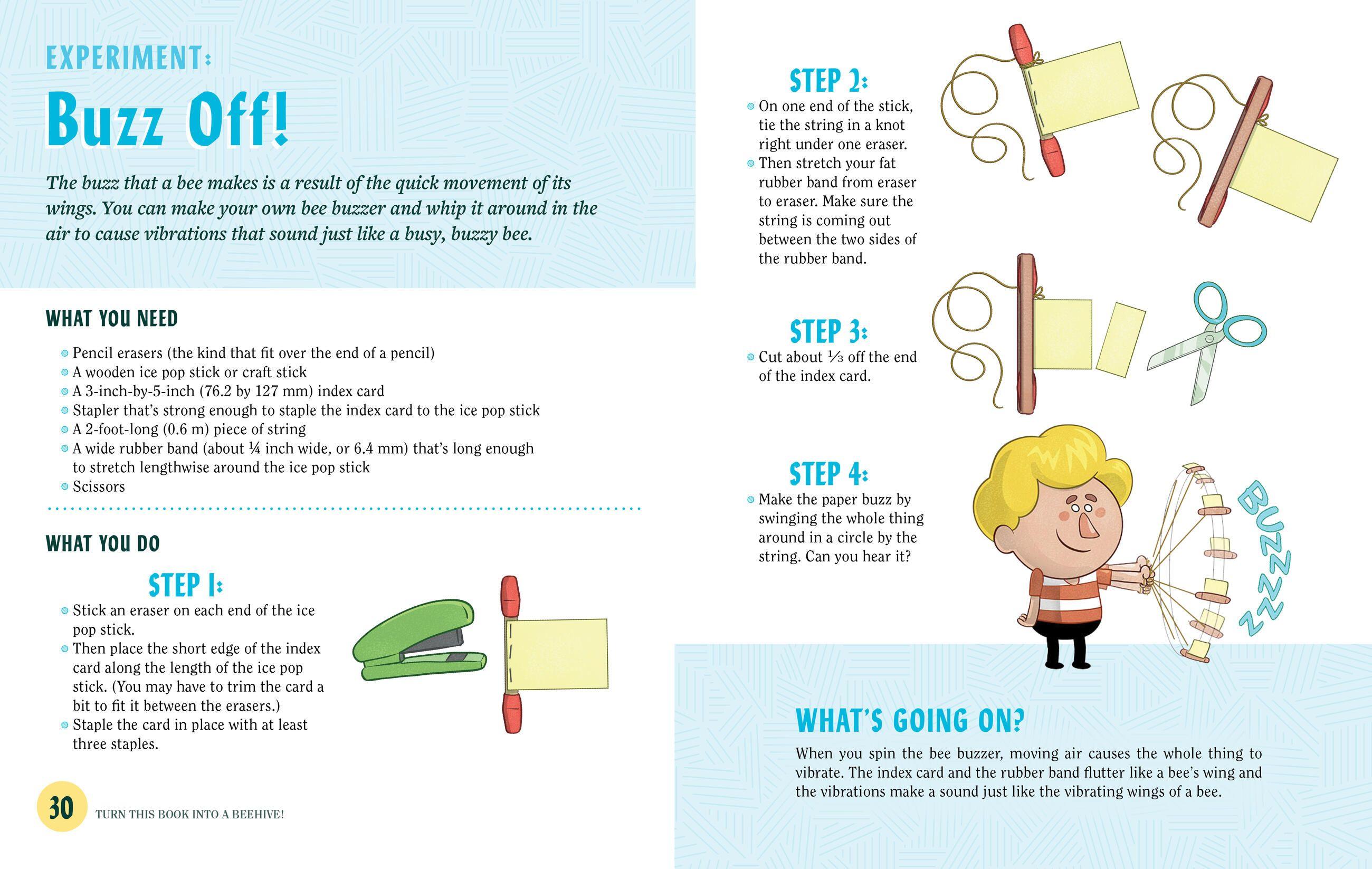 Beispielinhalt (Bild) Turn This Book Into a Beehive!