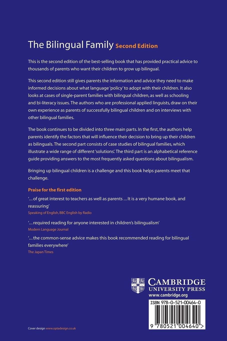 Rückseitencover The Bilingual Family