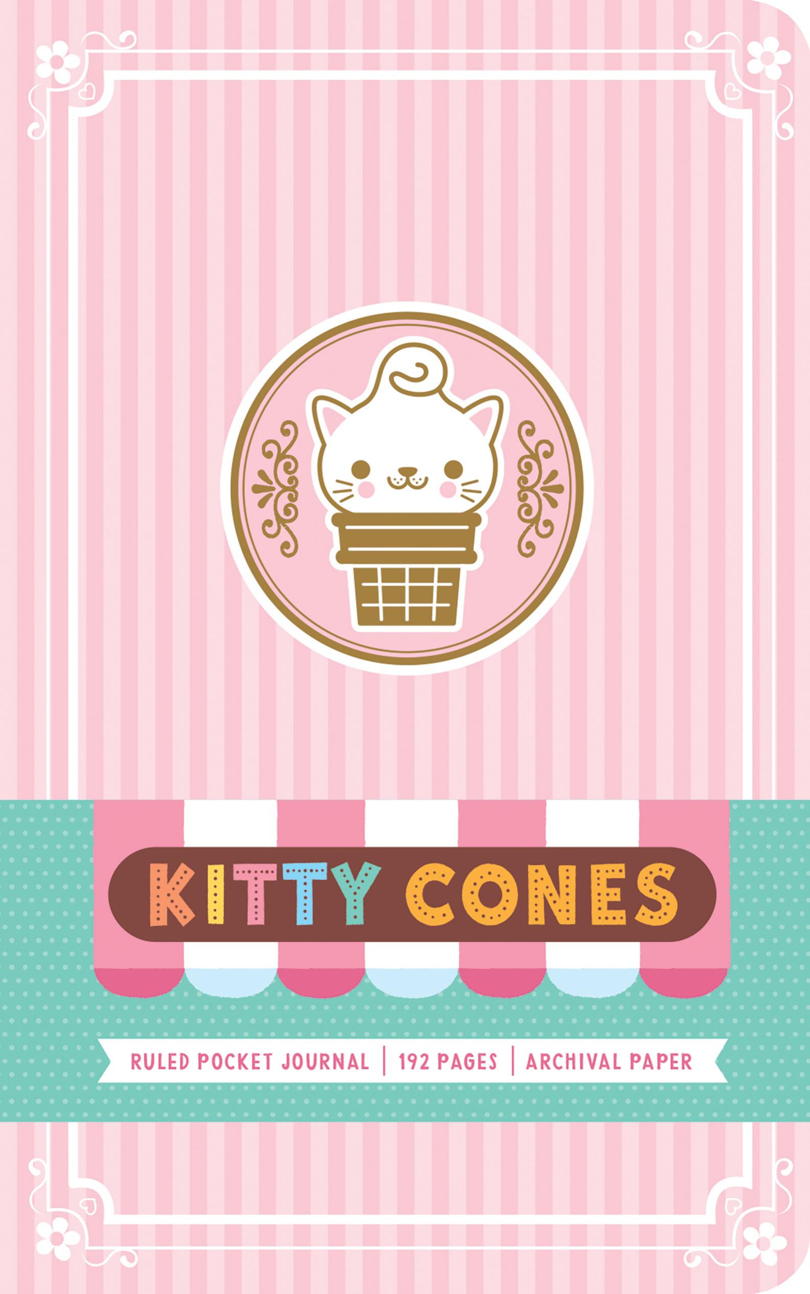 Vorderes Coverbild Kitty Cones Ruled Pocket Journal