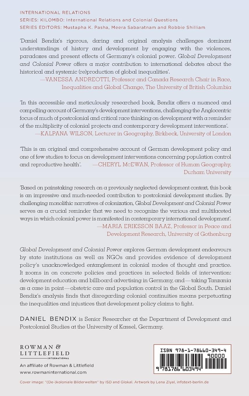 Rückseitencover Global Development and Colonial Power