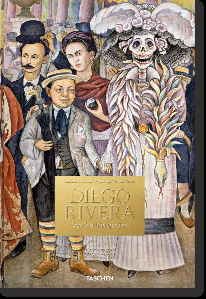 Vorderes Coverbild Diego Rivera. Sämtliche Wandgemälde