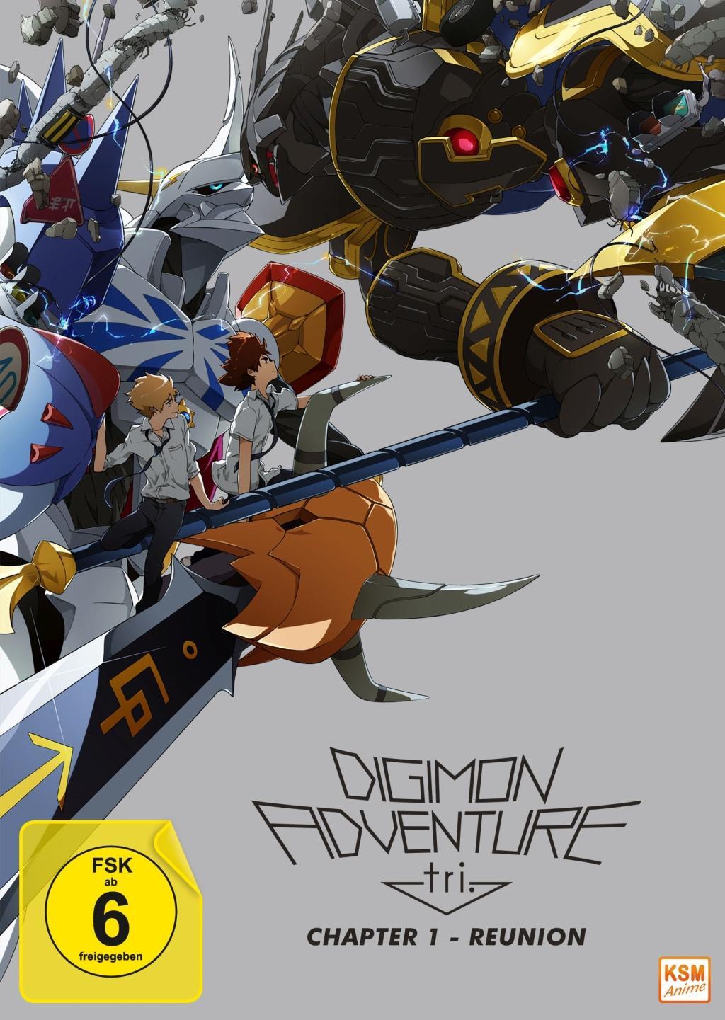 Vorderes Coverbild Digimon Adventure tri. Chapter 1 - Reunion
