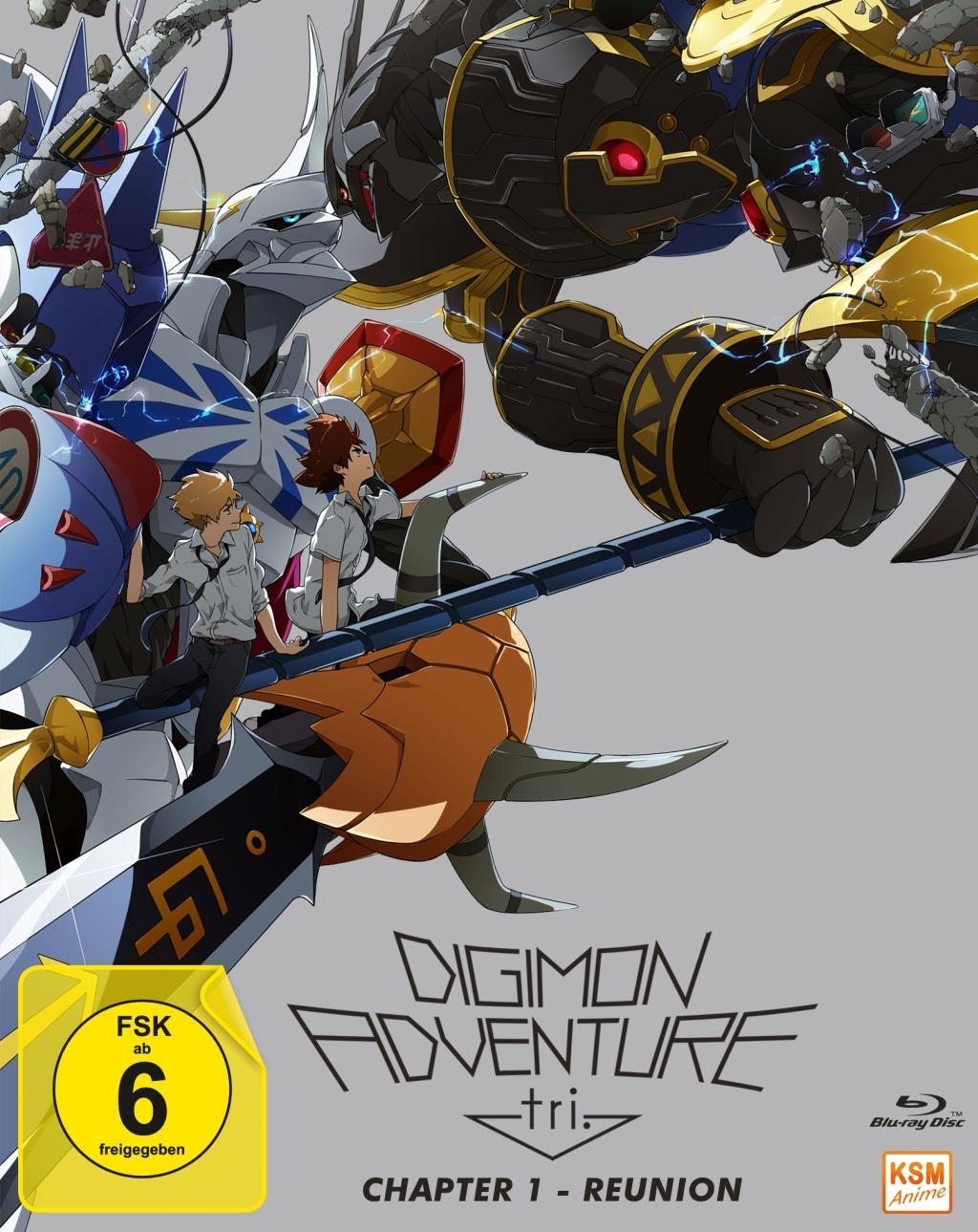 Vorderes Coverbild Digimon Adventure tri. Chapter 1 - Reunion