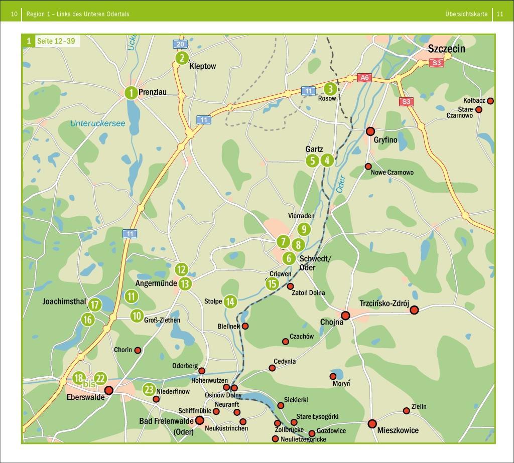 Beispielinhalt (Bild) Reiseführer Deutschlands Osten - Polens Westen