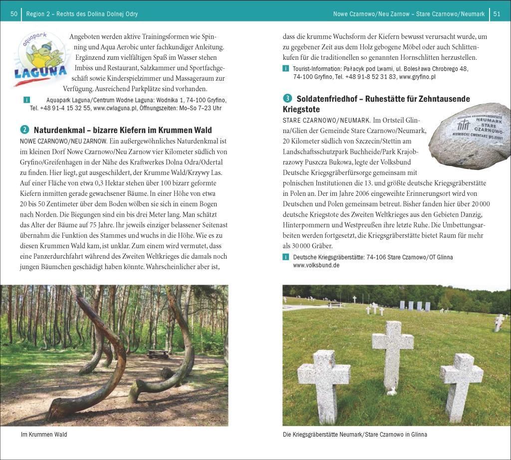 Beispielinhalt (Bild) Reiseführer Deutschlands Osten - Polens Westen