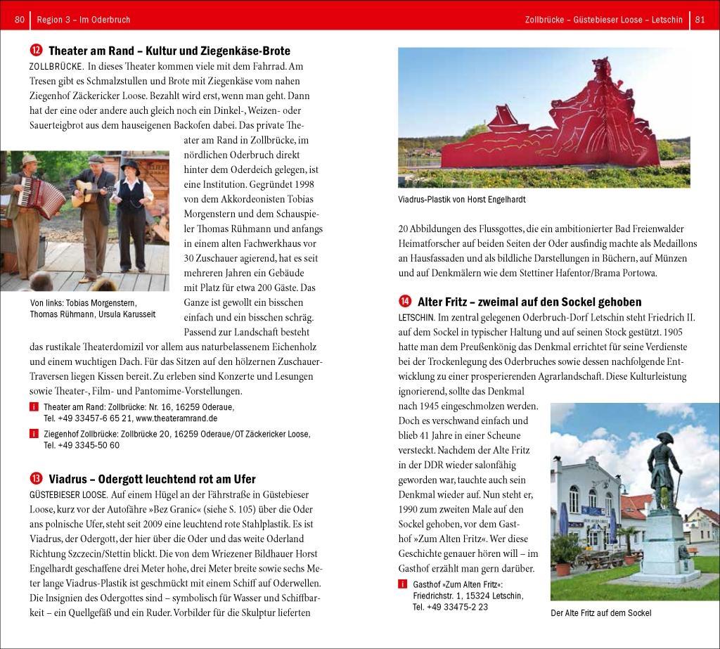 Beispielinhalt (Bild) Reiseführer Deutschlands Osten - Polens Westen