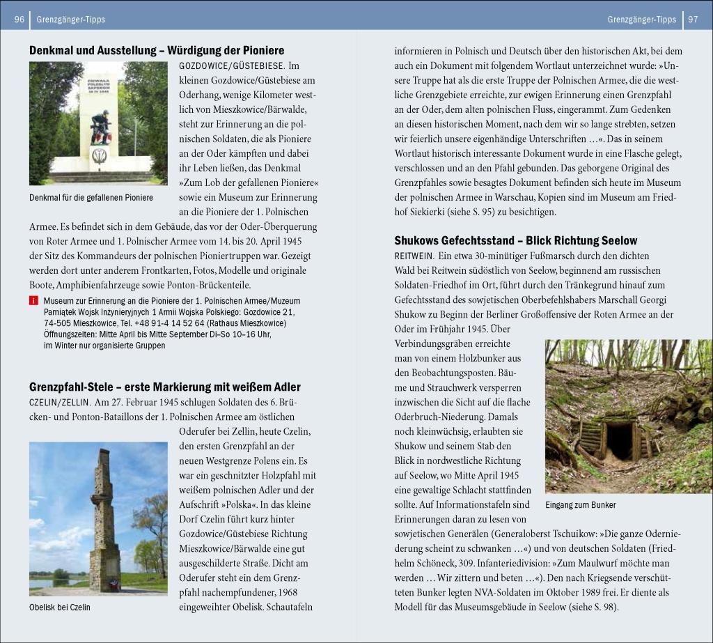 Beispielinhalt (Bild) Reiseführer Deutschlands Osten - Polens Westen