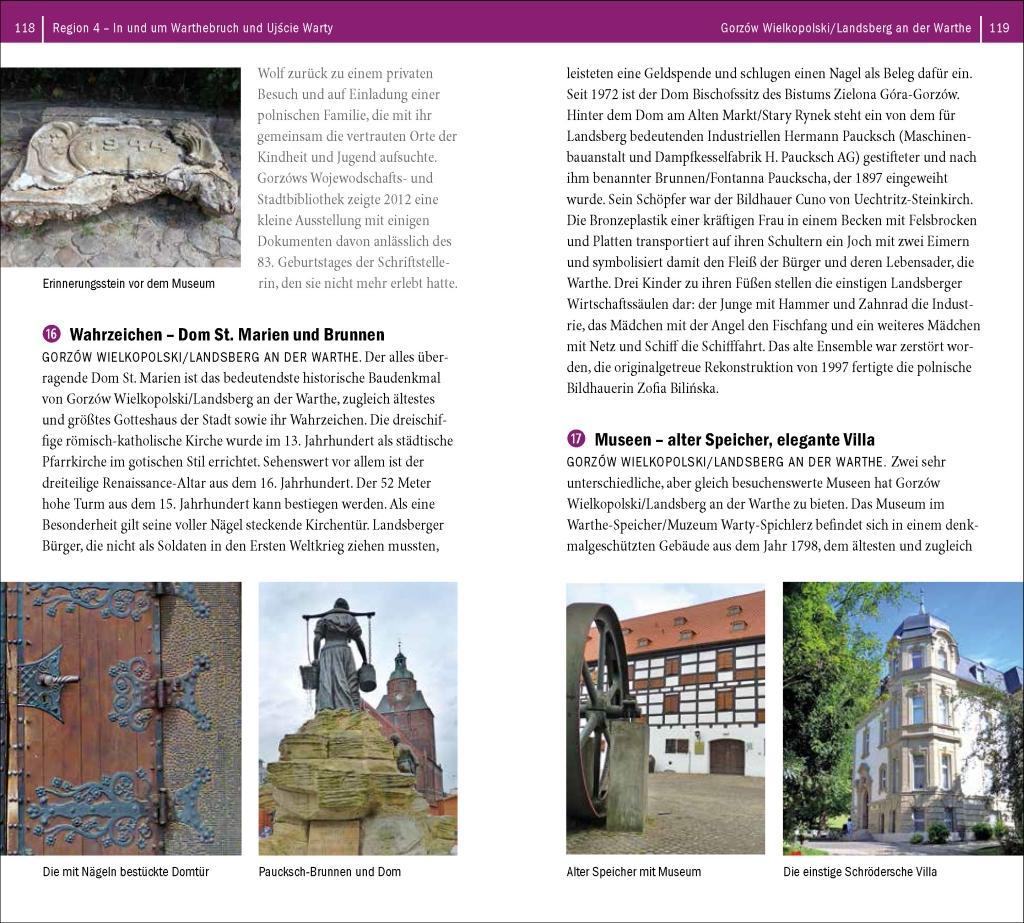 Beispielinhalt (Bild) Reiseführer Deutschlands Osten - Polens Westen