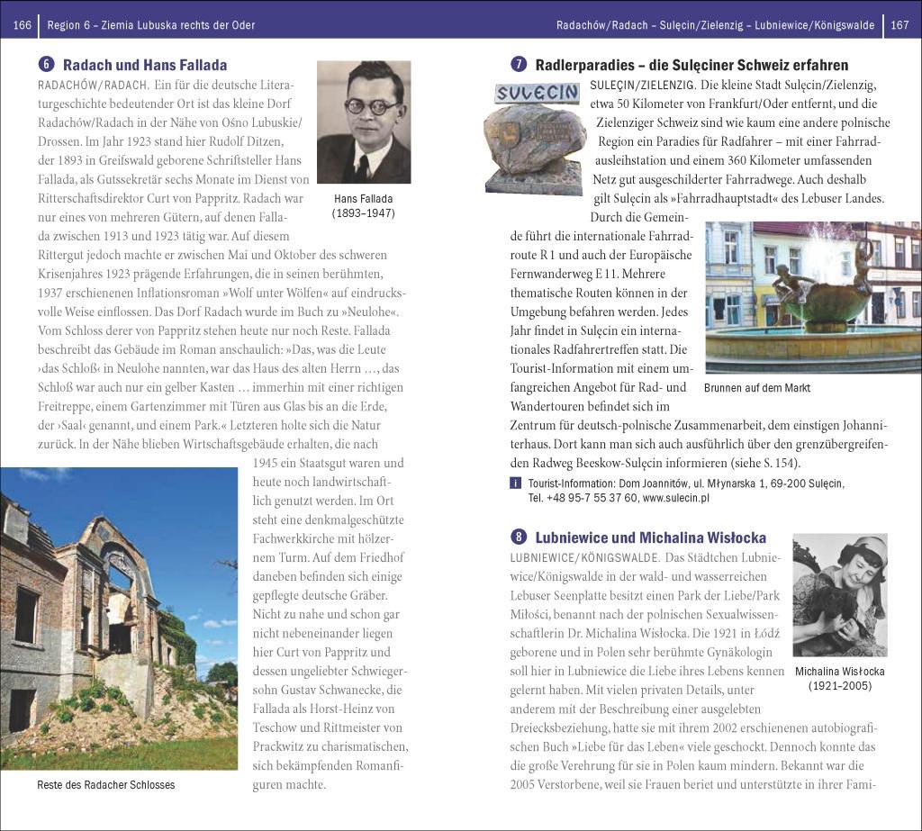 Beispielinhalt (Bild) Reiseführer Deutschlands Osten - Polens Westen