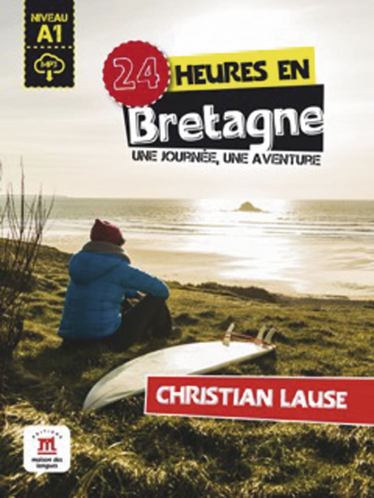 Vorderes Coverbild 24 heures en Bretagne. Buch + Audio-Online