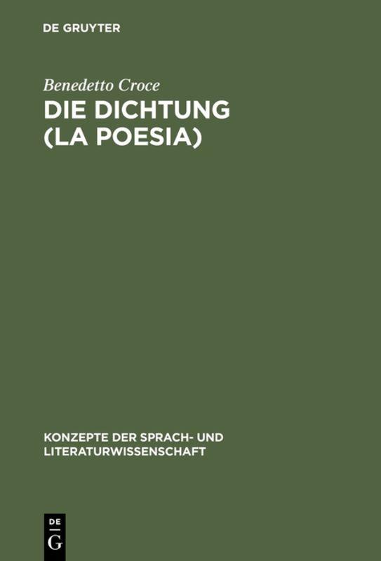 Vorderes Coverbild Die Dichtung (La Poesia)